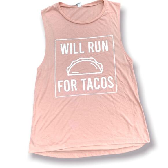 Bella Canvas Blush Pink Tank Top Size Small - Picture 1 of 4